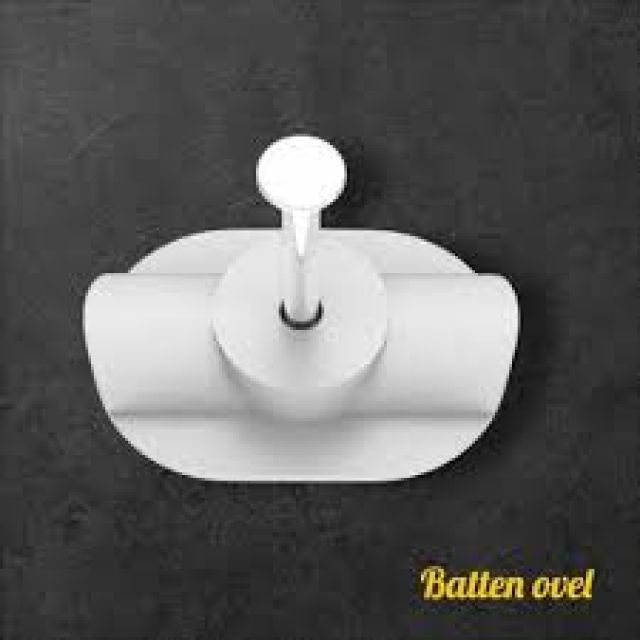 Batten Oval Nail Cable Clip (Bit Kanti)
