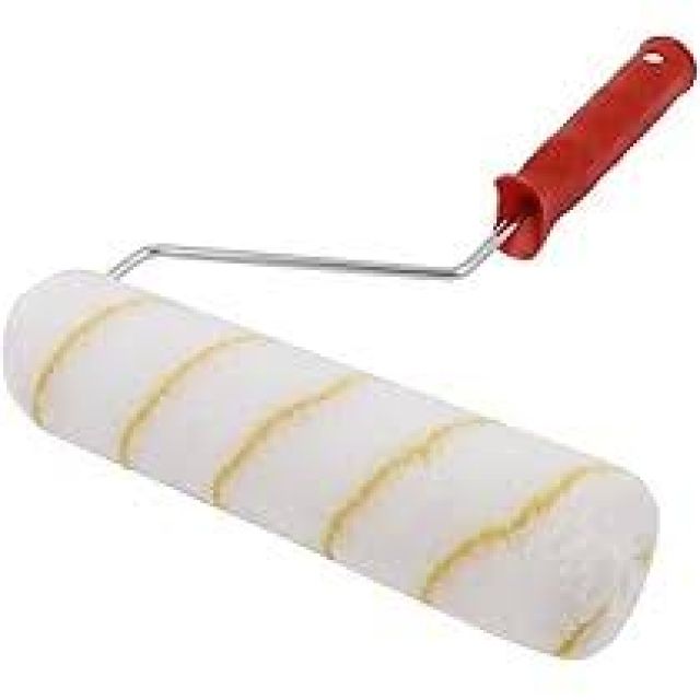 White Woven Synthetic Charminar Lining Rollers, For wall painting, Size: 9''