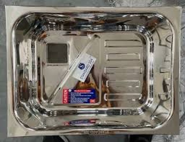 SS Valva Sink Rain Drop Series Mirror Polish (24x18x9)